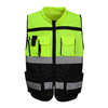 Wholesale Cheap Price High Visibility Engineer Reflective Safety Vest With Pockets