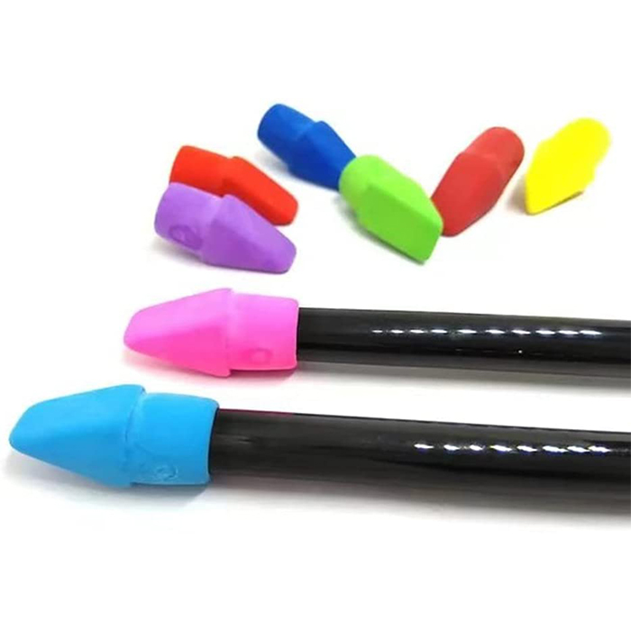 Amazon Hot Sale Eco-tpr Eraser Rubber For Pencil Custom White Cap Erasers
