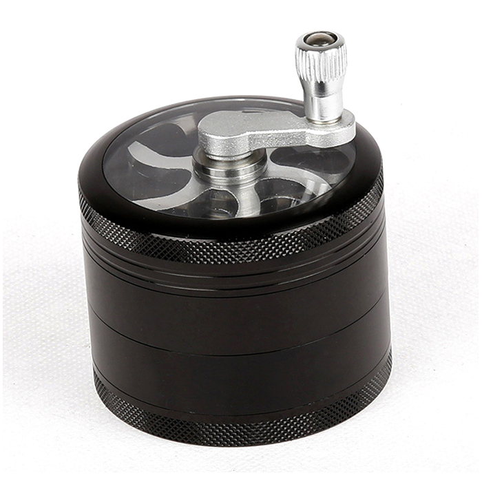 Amazon Hot Selling 4 Layers Herb Grinder Metal Aluminum Alloy Weed Grinder