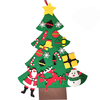 Amazon Hot Sale Eco Friendly Wall Hanging Decoration Felt Christmas Tree