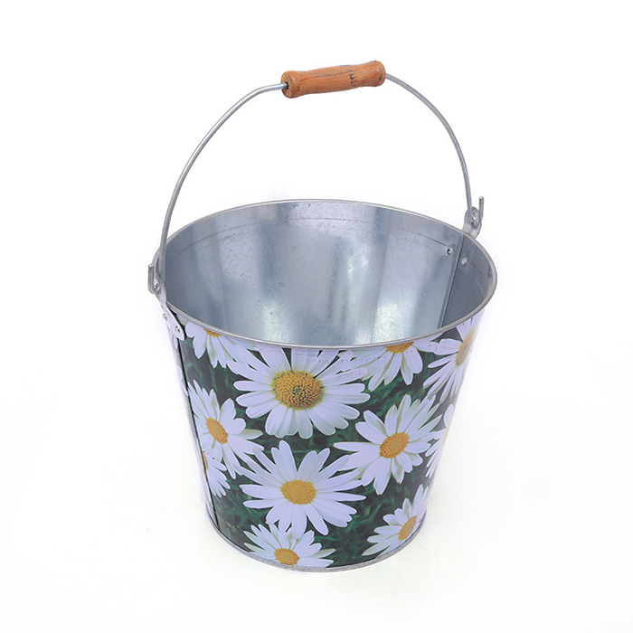 Custom Design Beer Ice Tin Bucket Coolers Promotion Wine Ice Bucket